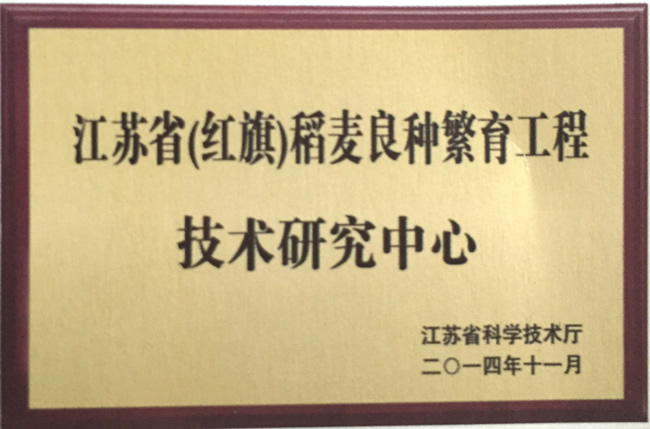 江蘇?。t旗）稻麥良種繁育工程技術研究中心
